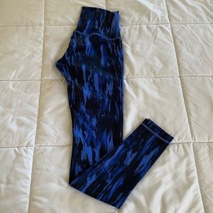 Black & Blue Lululemon Leggings
